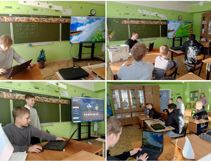 Обучение на манипуляторе БПЛА.