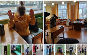 29 апреля в нашей школе прошли Всероссийские учения по антитеррористической защищенности и отработке действий при совершении теракта..